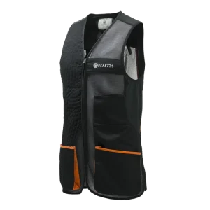 BERETTA UNIFORM PRO 20.20 SHOOTING VEST JET BLACK & ORANGE