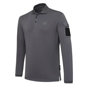 BERETTA MILLER POLO LONG SLEEVES SMOKED PEARL