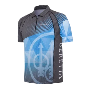 BERETTA RUSH GRAPH POLO BLUE EXCELL & BLACK
